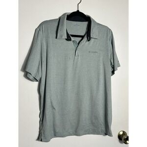 Columbia Sportswear Men's M Gray Heather Performance Polo Short Sleeve AO2933